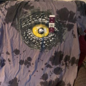 NWT Dinosaur Jurassic World tie-dye print T-shirt